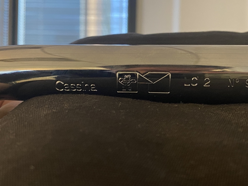 Divano e 2 poltrone Le Corbusier LC2 per Cassina 