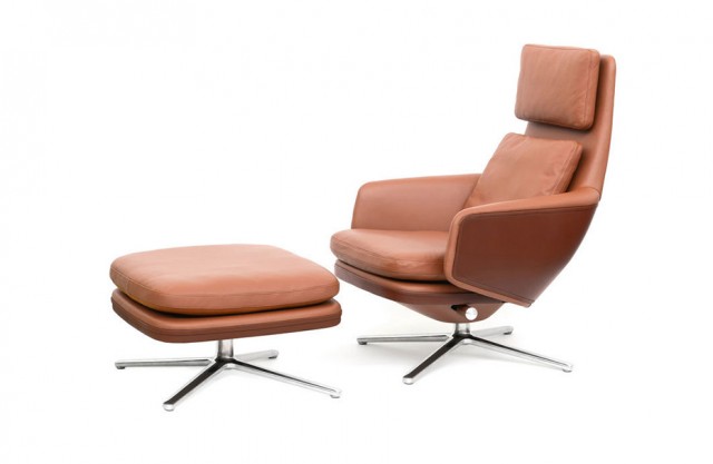 Poltrona con ottoman VITRA Grand Relax