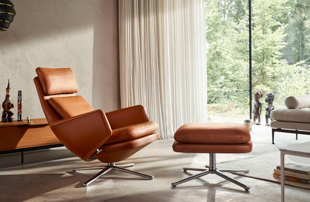 Poltrona con ottoman VITRA Grand Relax