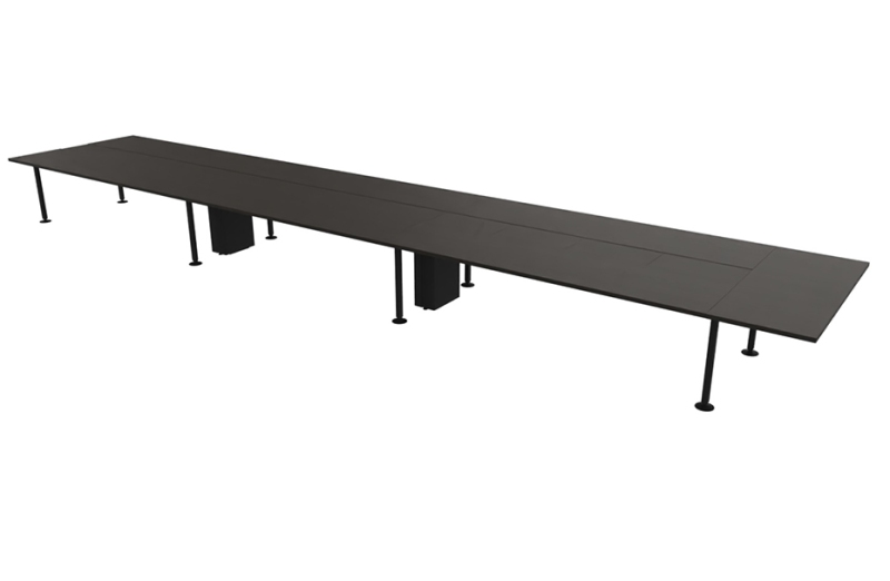 Tavolo LISTA MOTION XXL in rovere nero 